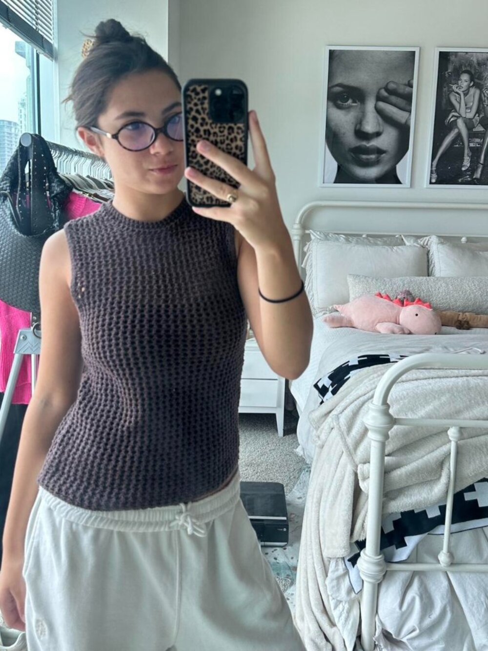Zara Women's Brown Crop-top